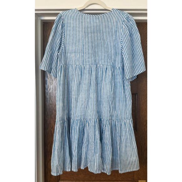 Emerson Fry India Collection Isla Dress/Beach Cover Up Sunday Stripe Size XS/S - Picture 5 of 7